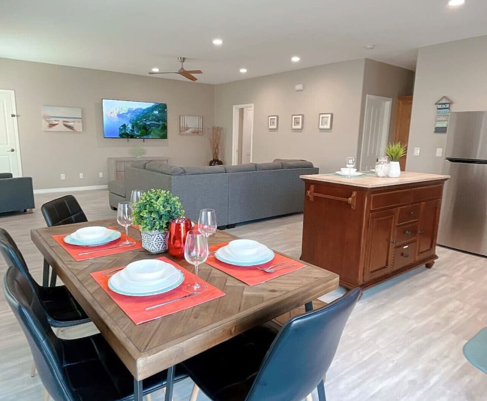 Downstairs living area