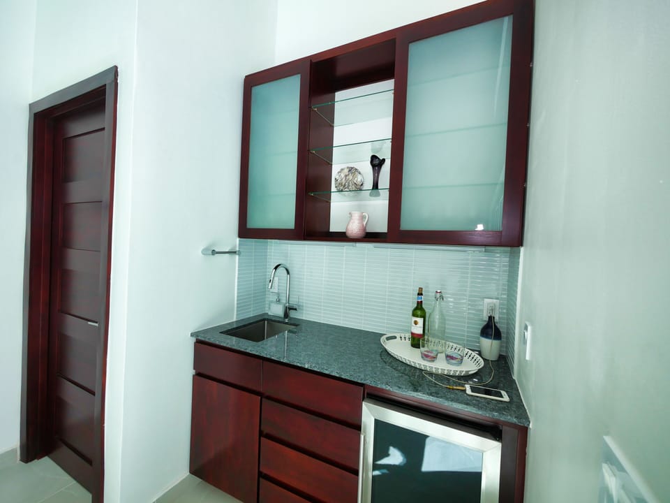 Mini Bar at entrance into main house