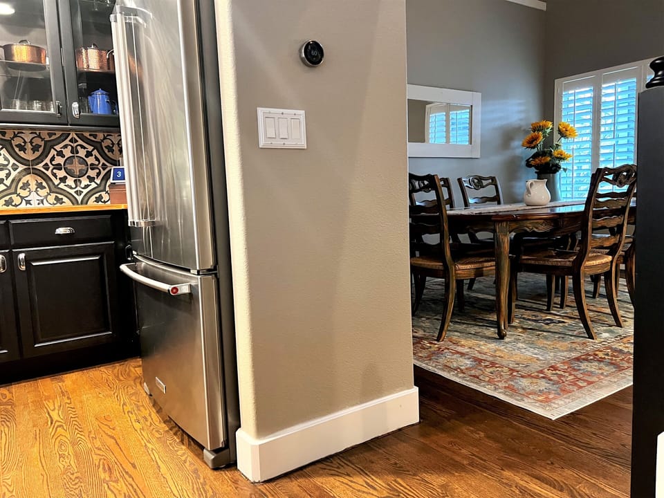 Nest thermostat. Hardwood floors throughout the entire home. NO STICKY CARPET!