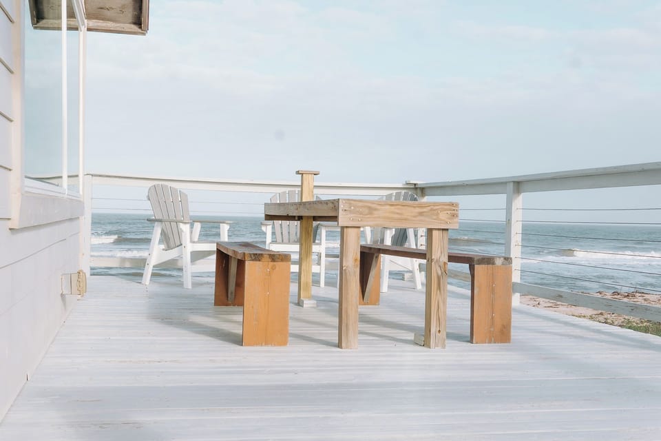 Enjoy al fresco dining with beautiful outdoor seating.