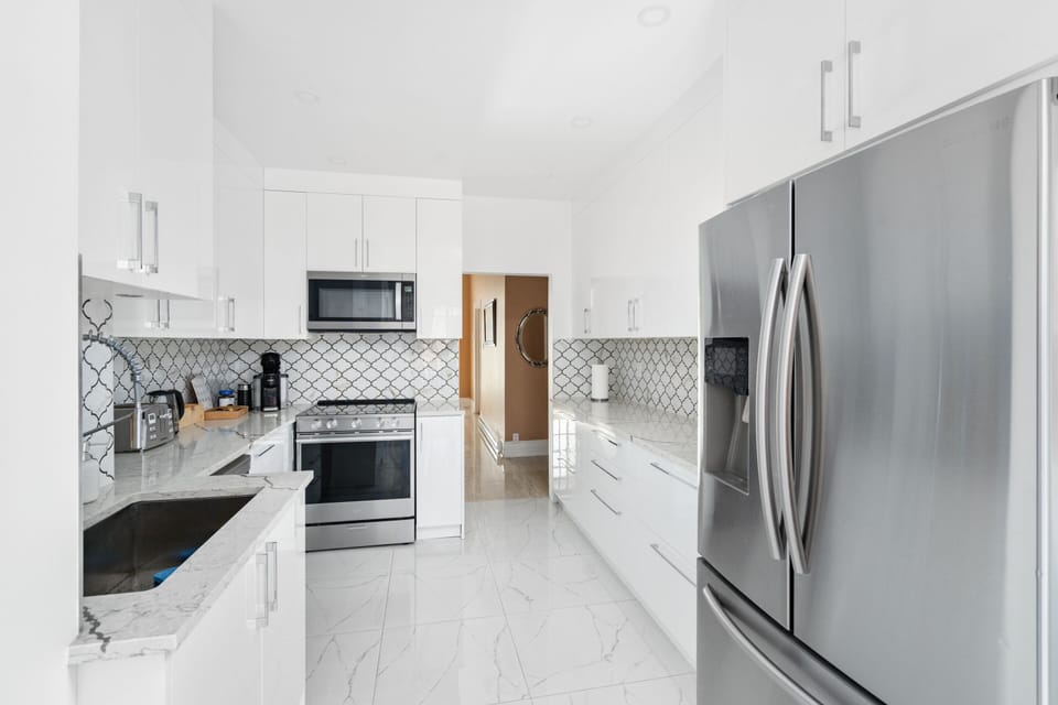Gorgeous modern kitchen with extra-large sink