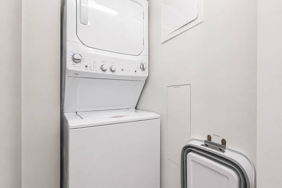A washer and dryer in your vacation rental allows you to pack light or stay for a longer time!