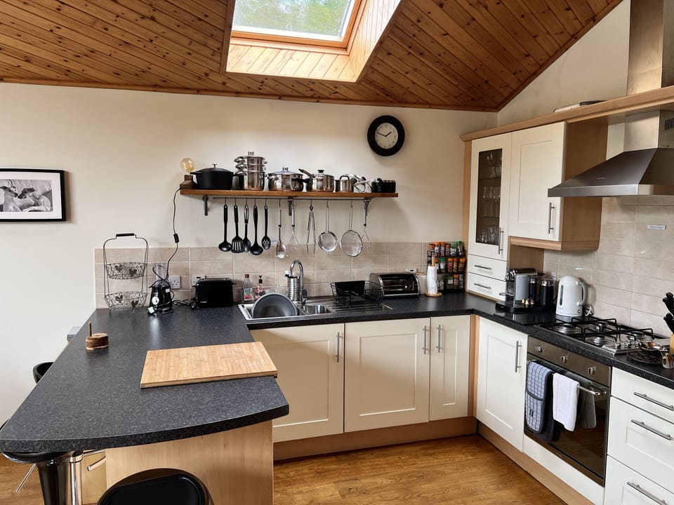 Cottage | Private kitchen | Fridge, dishwasher, electric kettle, toaster