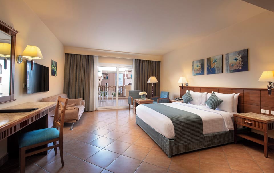 Egyptian cotton sheets, minibar, in-room safe, blackout drapes