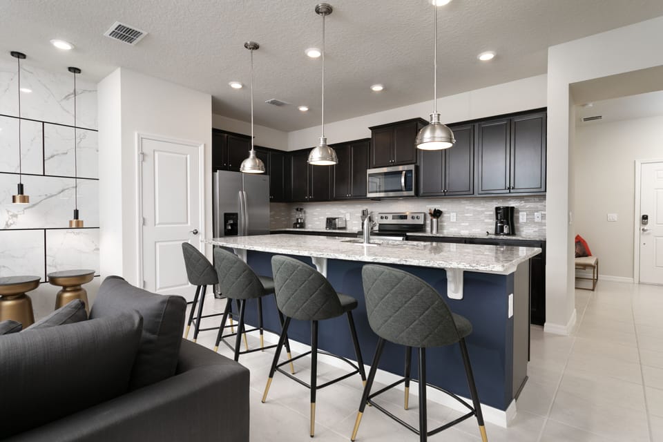 Open concept kitchen