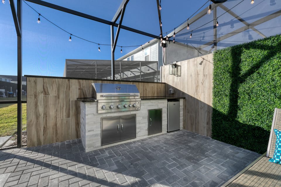 A barbecue in the Summer Kitchen