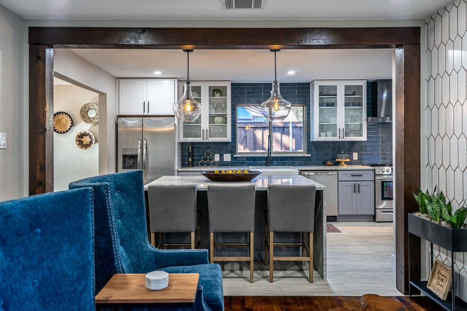 Open concept Living Room and Kitchen