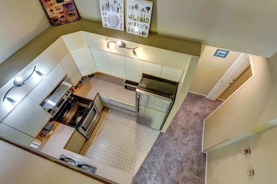 View of Kitchen From Loft