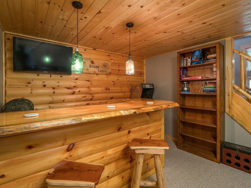 Basement bar