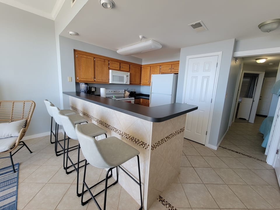 Kitchen - kitchen & bar area