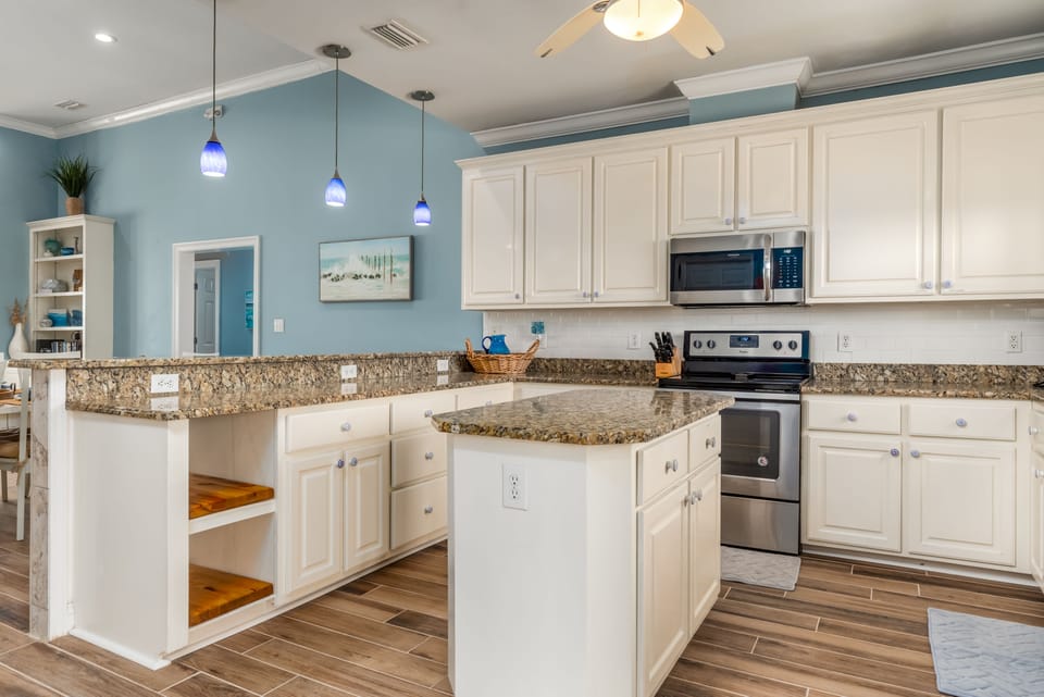 Surfs Up Kitchen Island and Peninsula