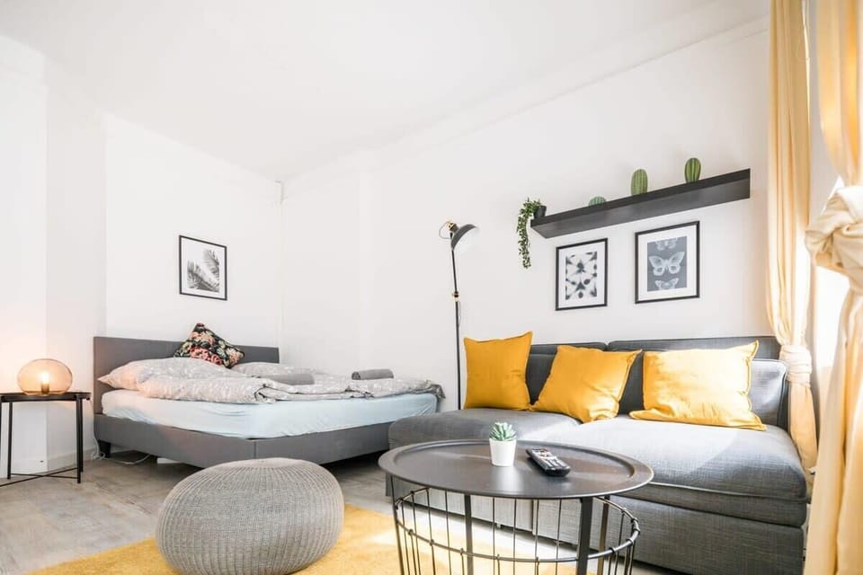 Living room with sleeping couch