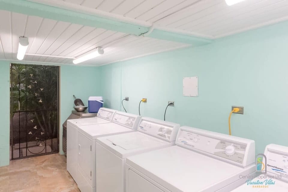 Shared laundry room onsite that's free for guests.