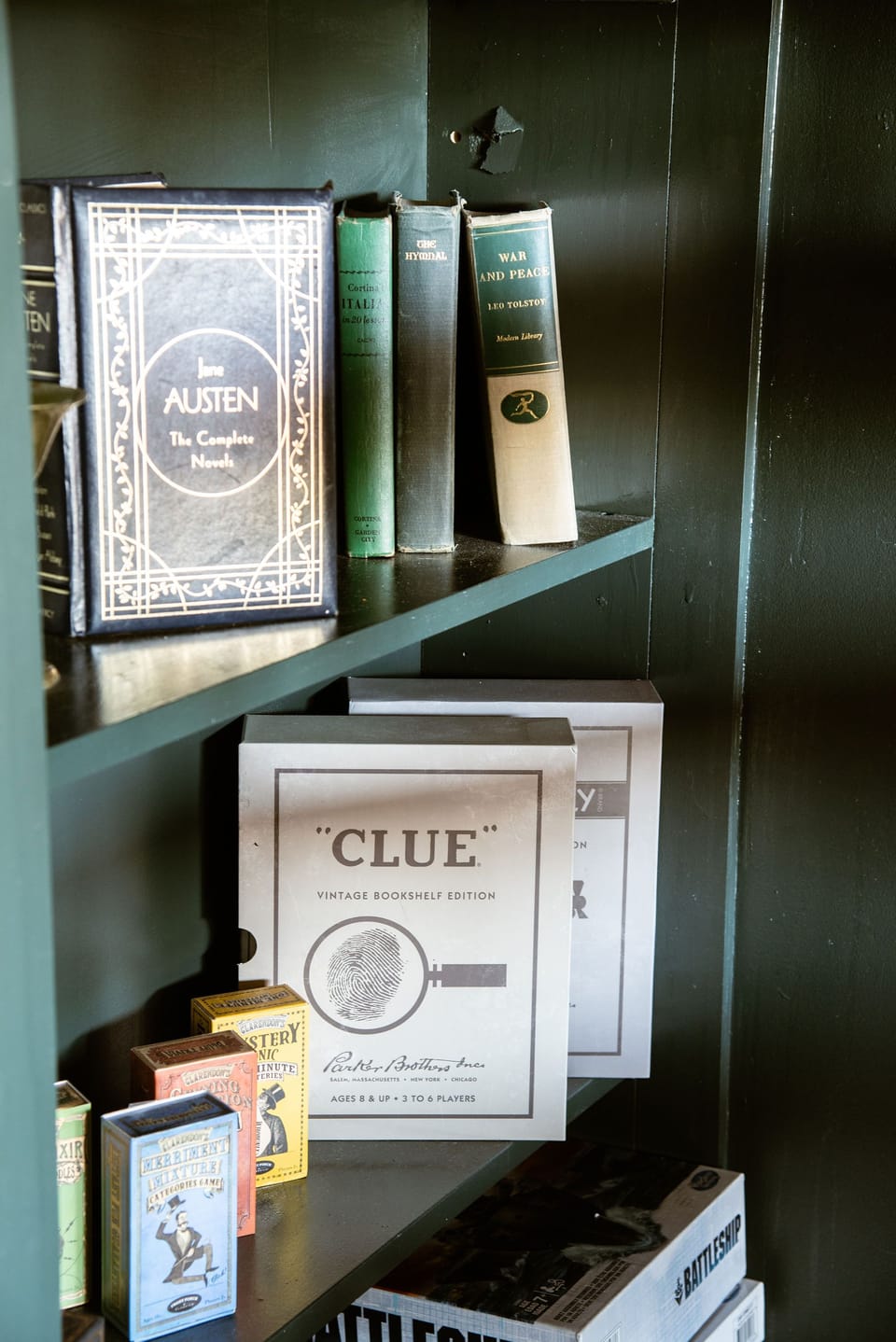 Explore our antique book collection and vintage games…