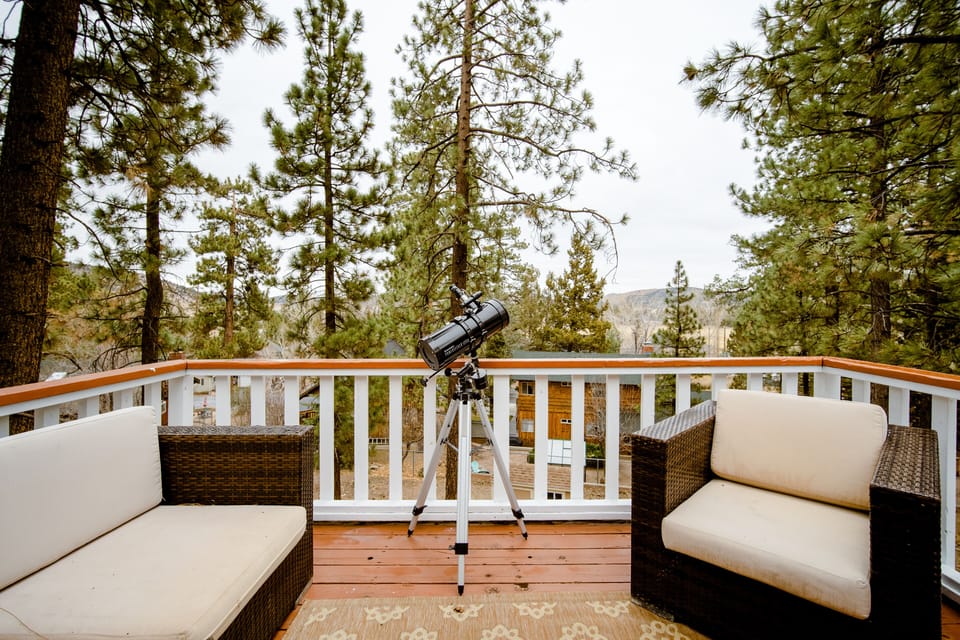 Find your favorite constellations at night with our telescope!