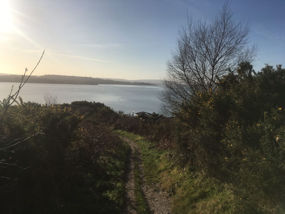 View over Poole Harbour from Ham Common