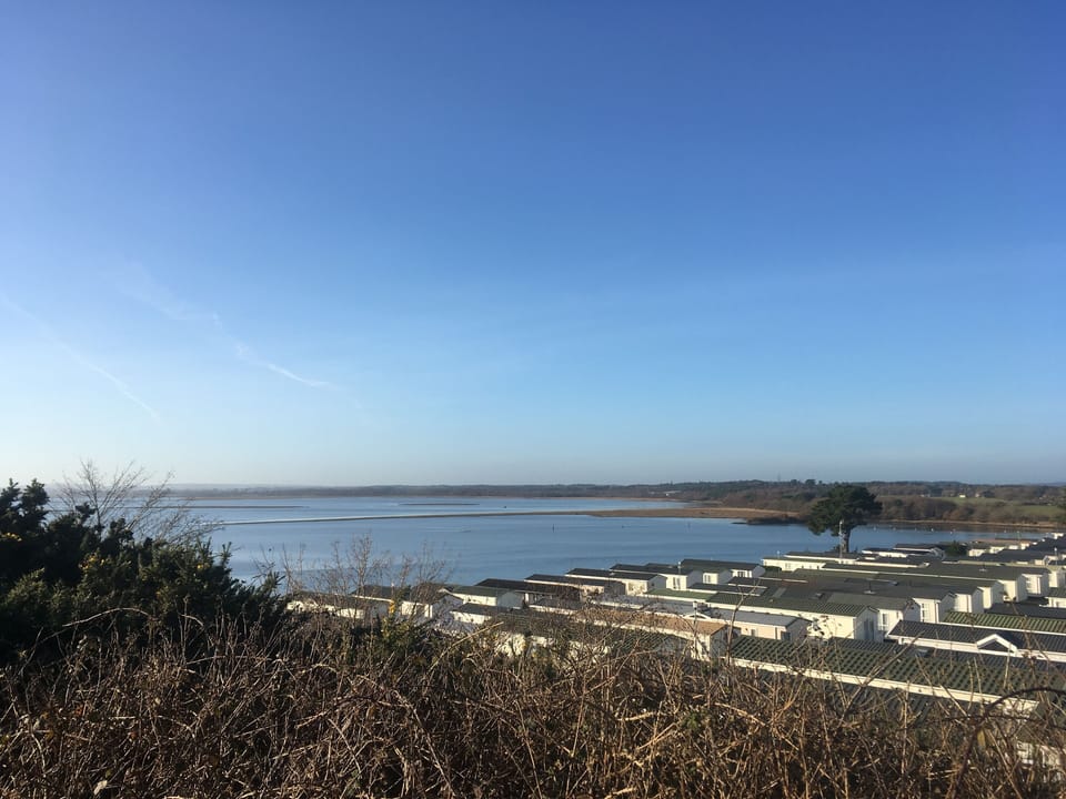 View from Ham Common over Harbour View and Poole Harbour