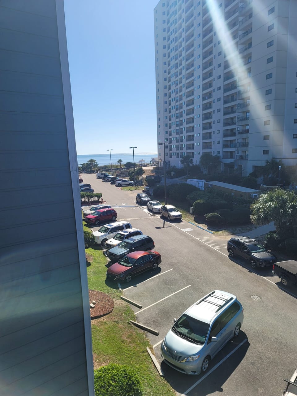 Ocean View from the corner of the balcony.