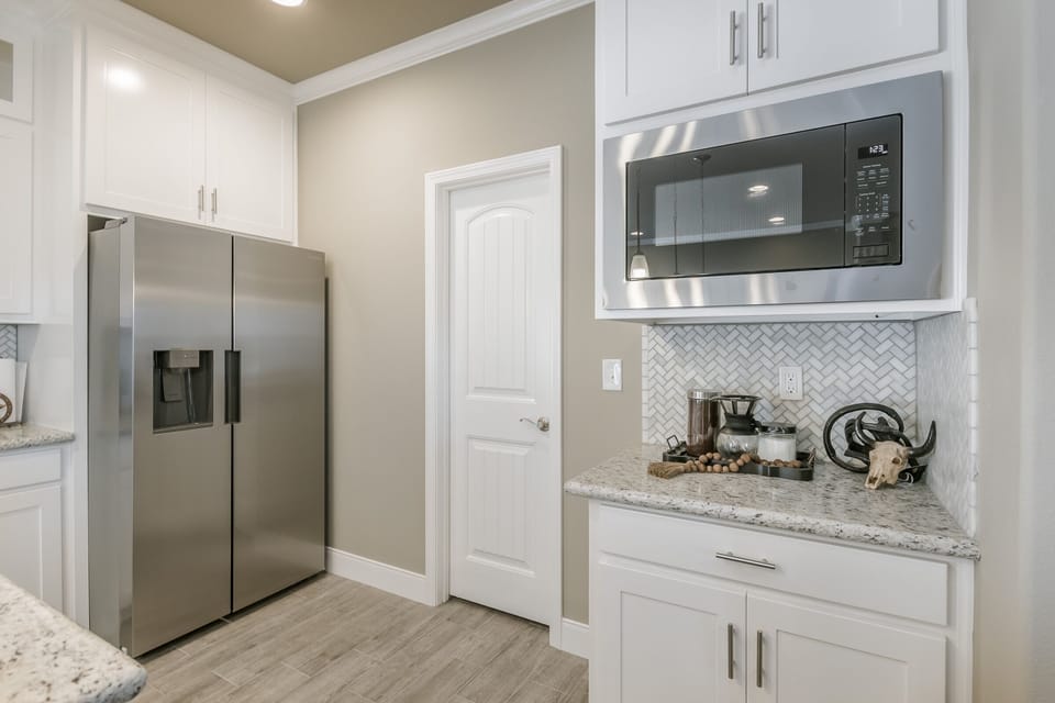 Refrigerator and microwave