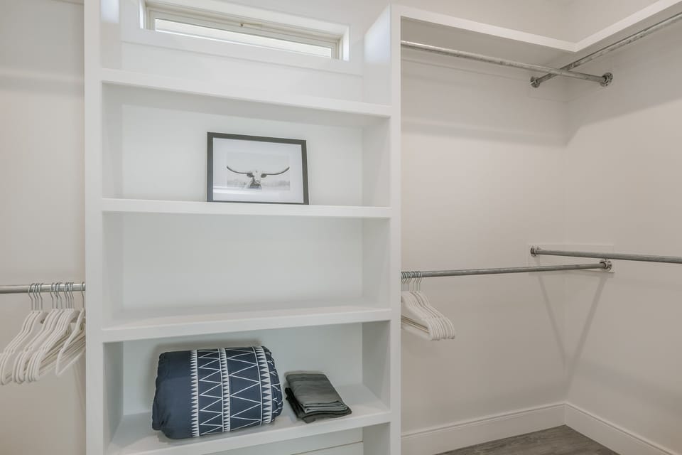Master bedroom closet