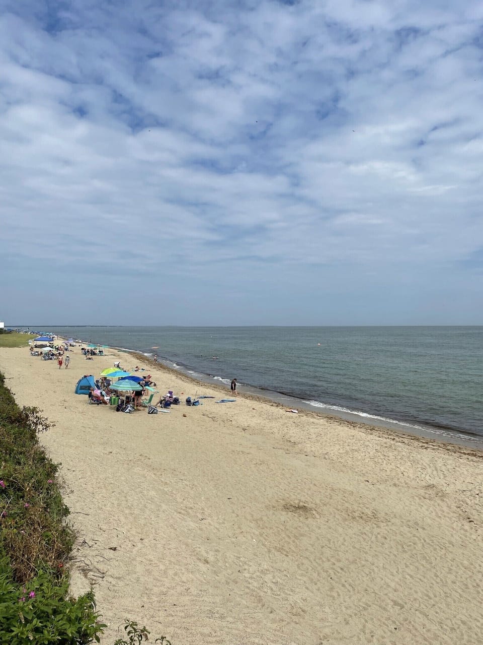 Private beach