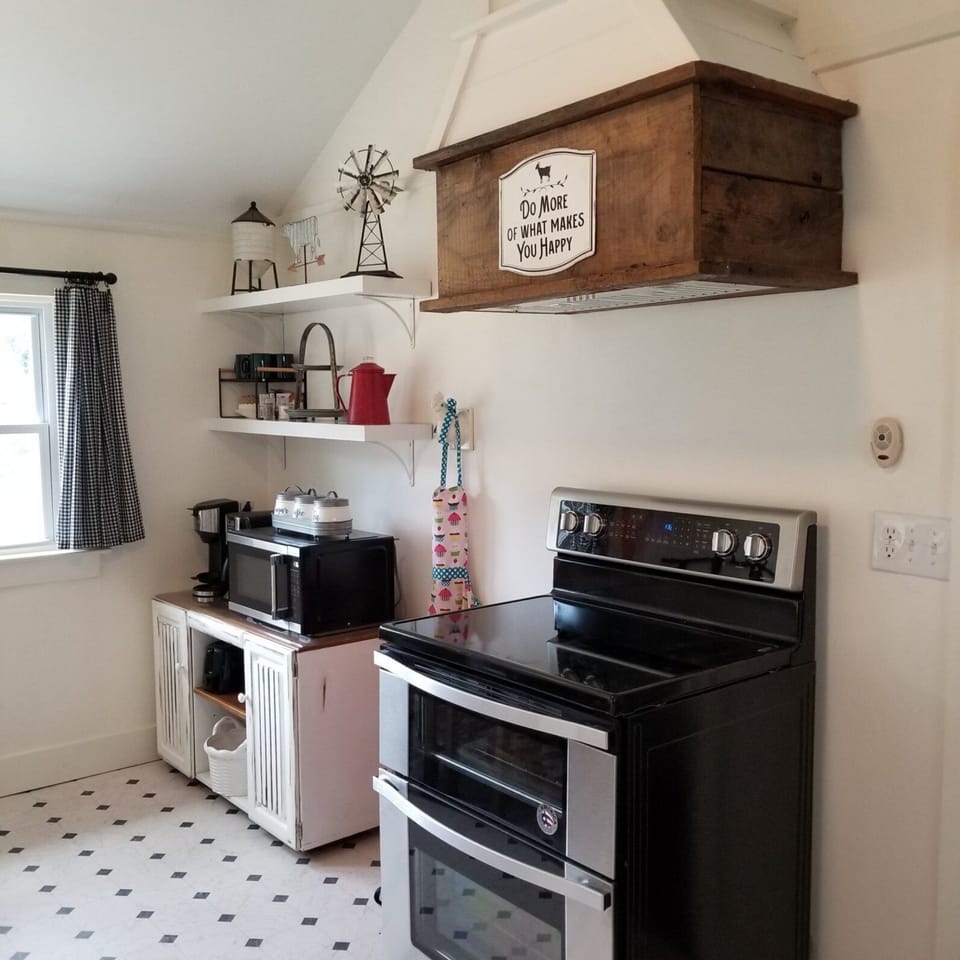 Furnished kitchen for all your needs. Special Coffee station.