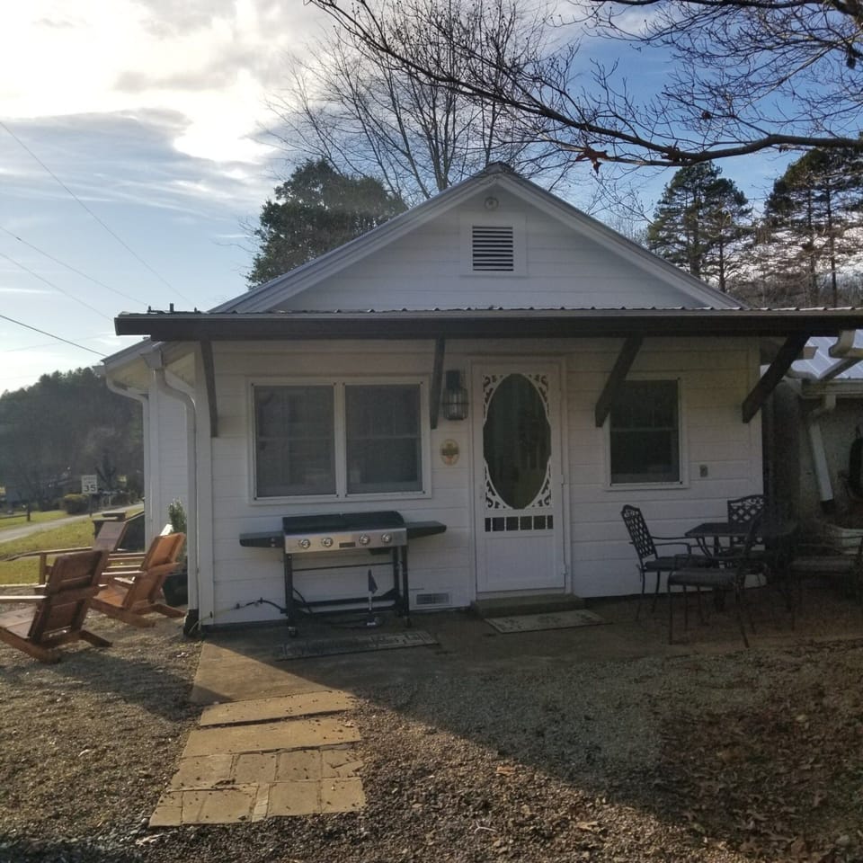 Gas grill and griddle, Pizza Oven, Outdoor Dining and Chiminea Fire area