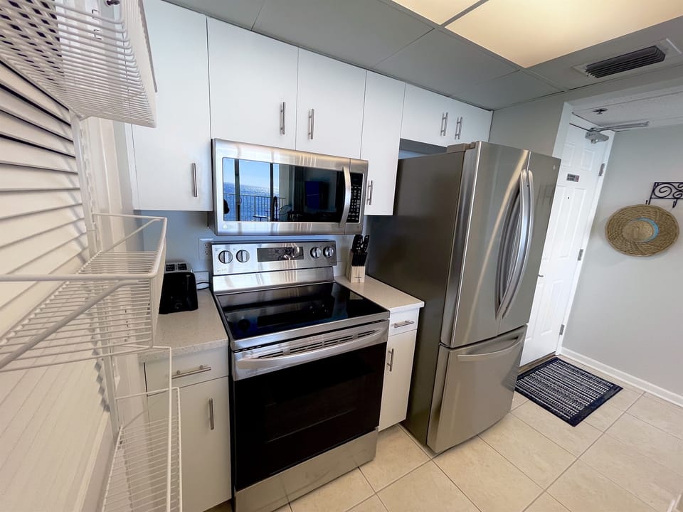 Nice clean kitchen appliances