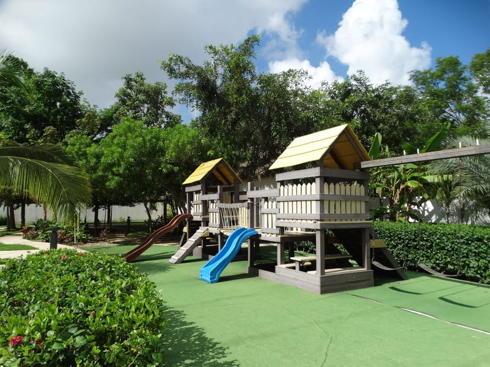 Kids' play area within the compound.