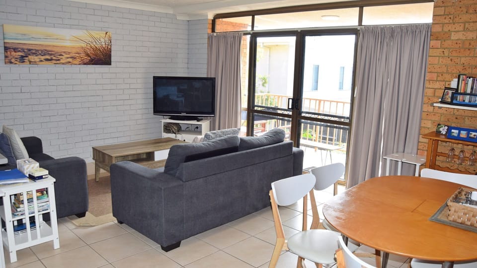 Living and dining area.