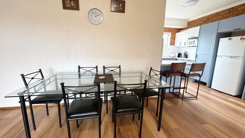 Dining area and kitchen. 