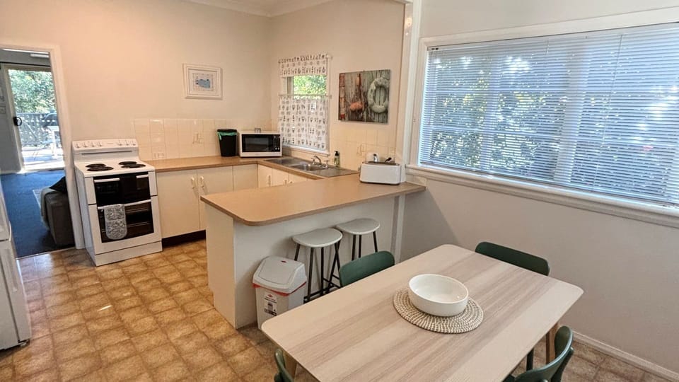 Dining area and kitchen. 