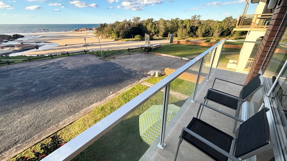 View from balcony. 