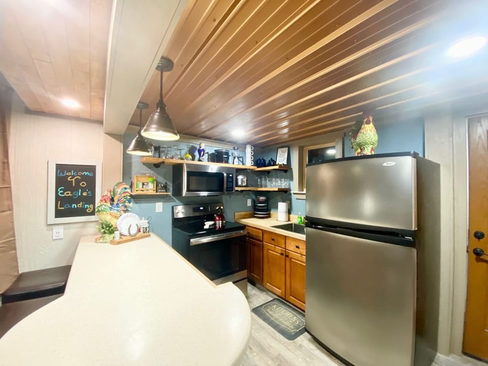 Kitchen Bar offers a place to enjoy meals and work