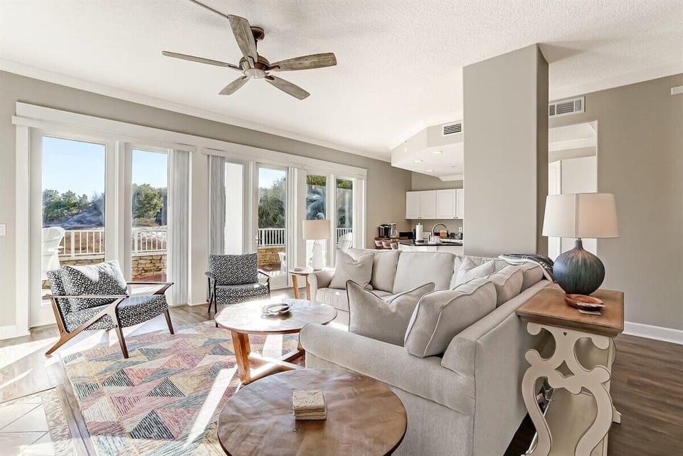 Gather in the Comfortable Living Room or Head Outside to the Attached Patio