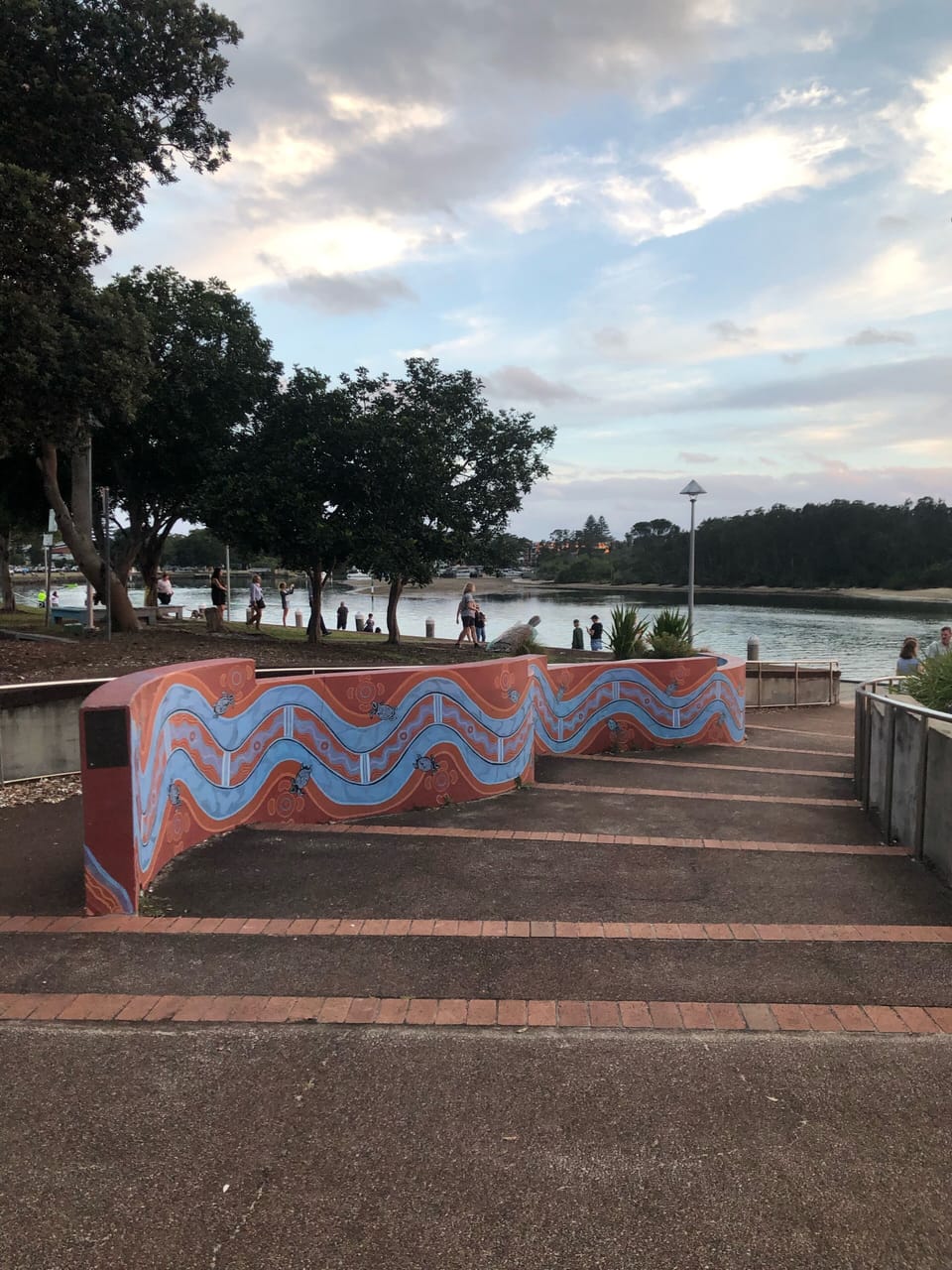 Forster boardwalk mural- Worimi Country