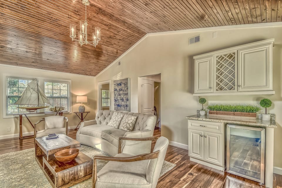 Wine Cooler in Living Room