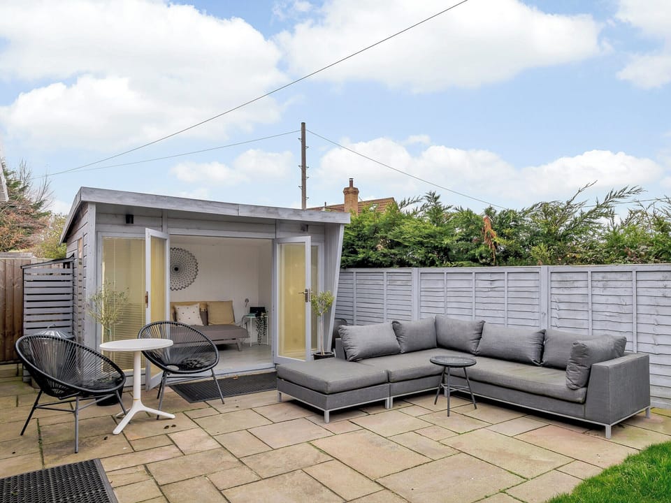 Patio | Sands Cottage, Snettisham, near Kings Lynn