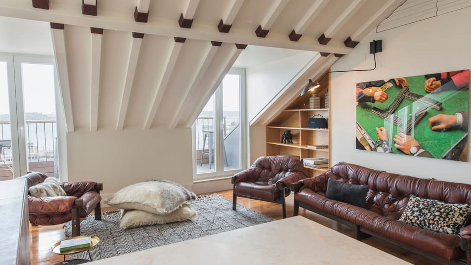 Located in historic Bica, it's a four-minute walk from Lisbon's most photographed cobbled street, Rua da Bica de Duarte Belo, dotted with pretty flower-filled balconies and the iconic Bica tram #livingroom #decoration #details