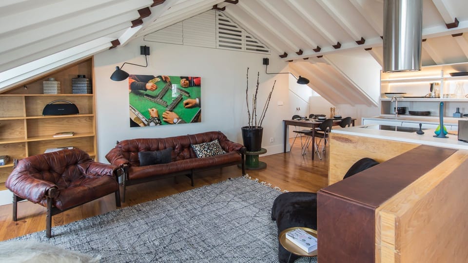 "With all the bedrooms on the ground floor and the stunning open-plan kitchen, balcony and living room above, this penthouse has been designed with social gatherings in mind. "