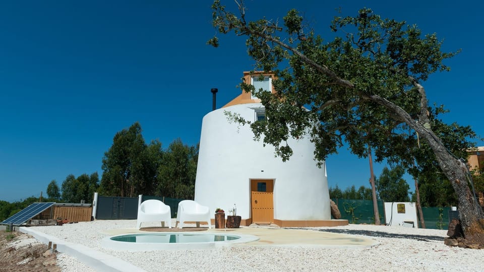 Stay in a beautifully restored windmill with a private pool — a truly unique and tranquil countryside experience. #WindmillStay #RuralRetreat #UniqueLodging #EcoTravel