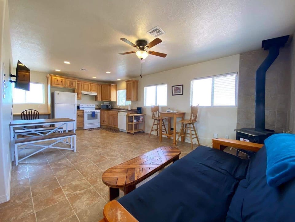 Great open  area to relax and fix your favorite meal