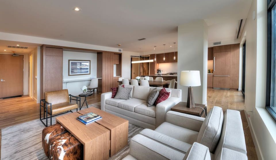 Find peace and relaxation with your close friends and family in this cozy living room. Please note photos are representative and actual unit may differ.