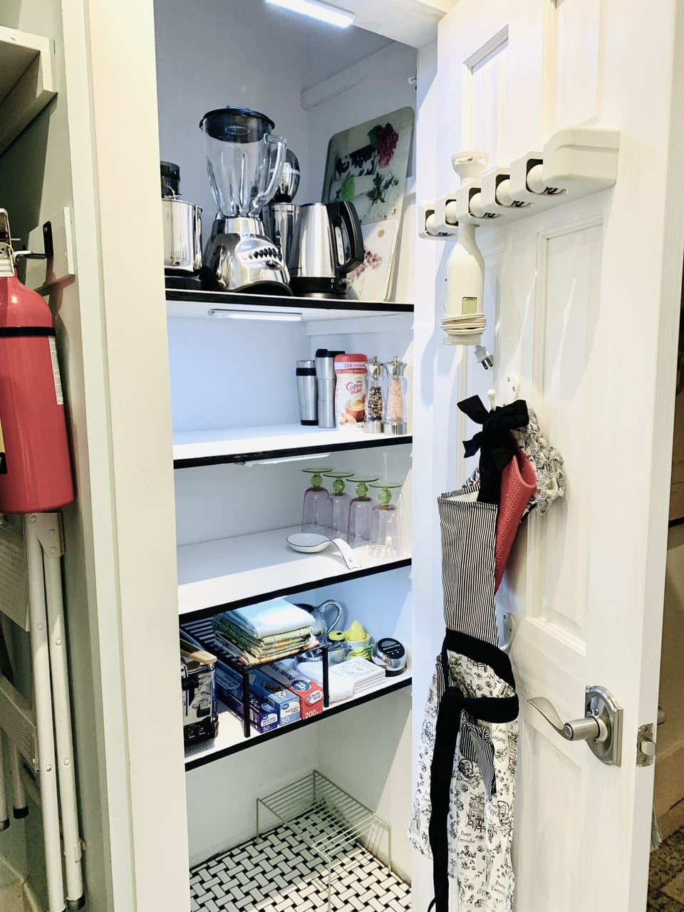 Pantry includes items shown