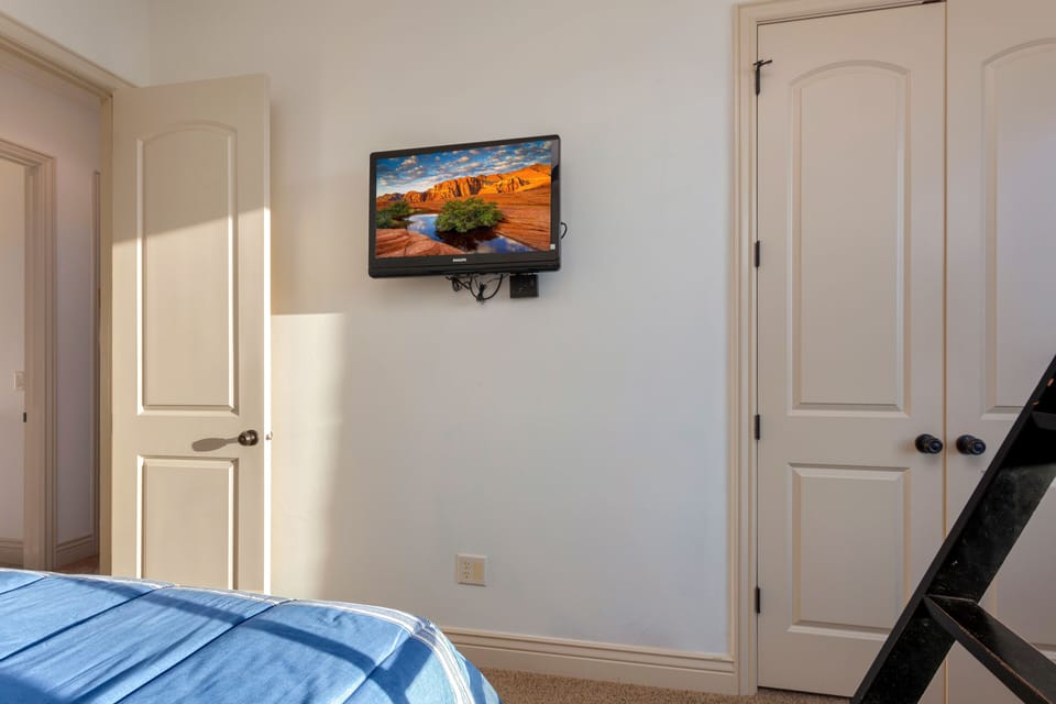 All bedrooms have their own Roku TV. You will need to bring your own access code if you desire to watch the premium channels like Netflix, etc..