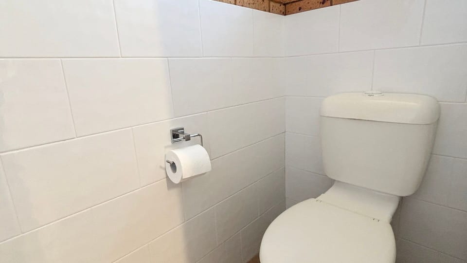 Separate toilet. 