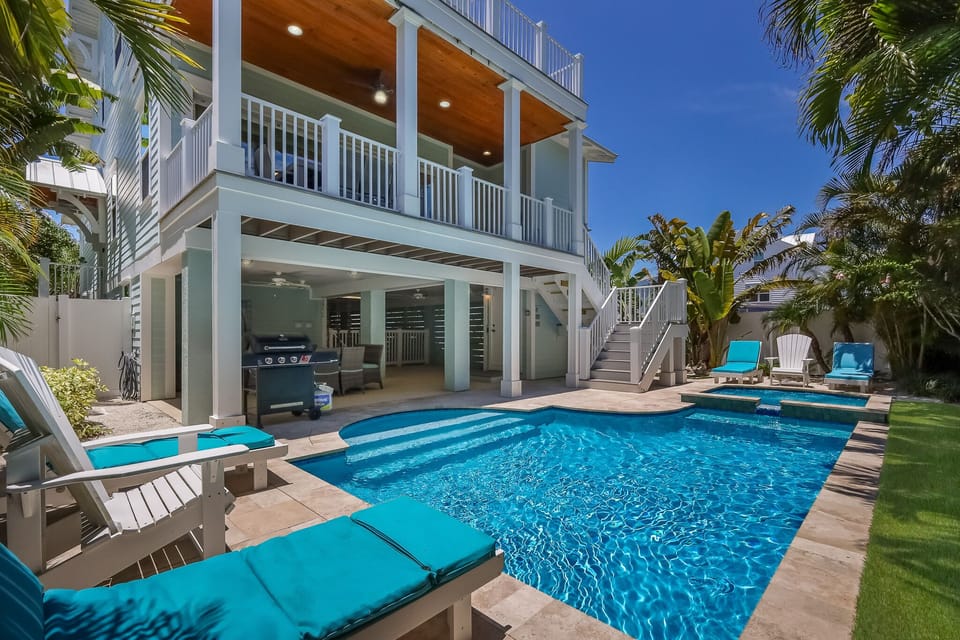 Private Pool with Lounge Chairs