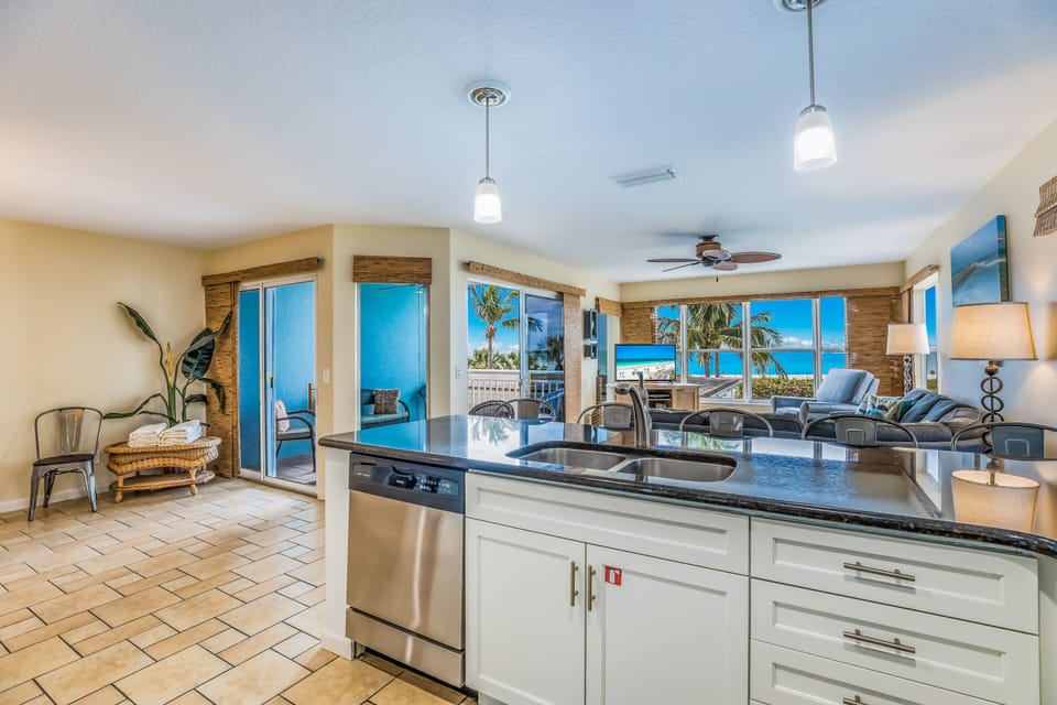 Kitchen with Gulf Views