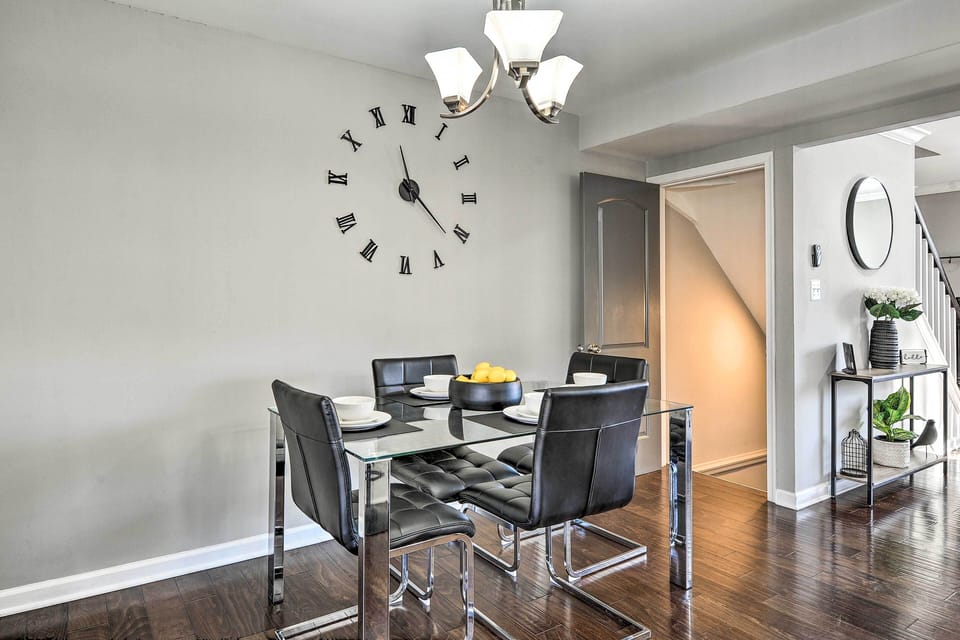Dining Area | Stairs Required to Reach Bedrooms