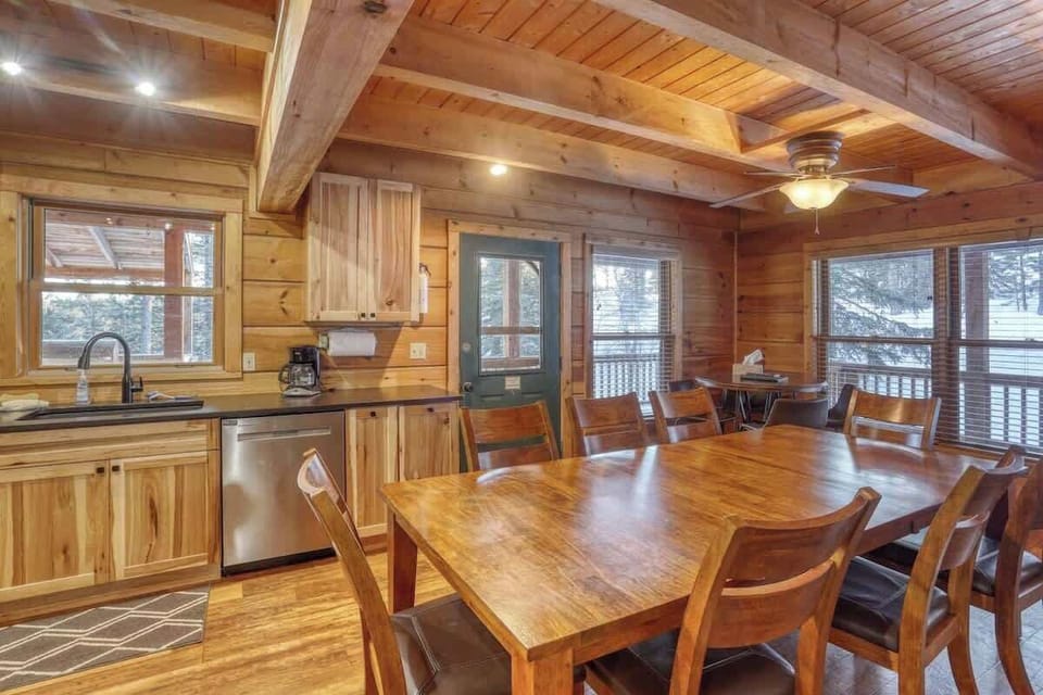 Main floor dining table and pub table
